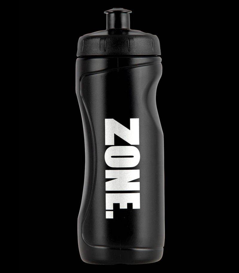 Zone Trinkflasche Thirsty schwarz/silber 0,6L